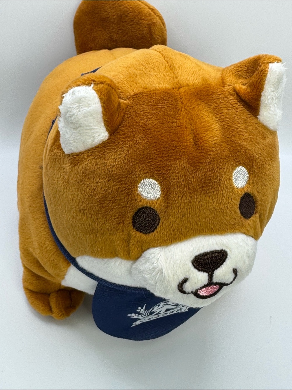 SK Japan Chuken Mochi Shiba Okaka Rice Seller Blue Apron Plush 6"